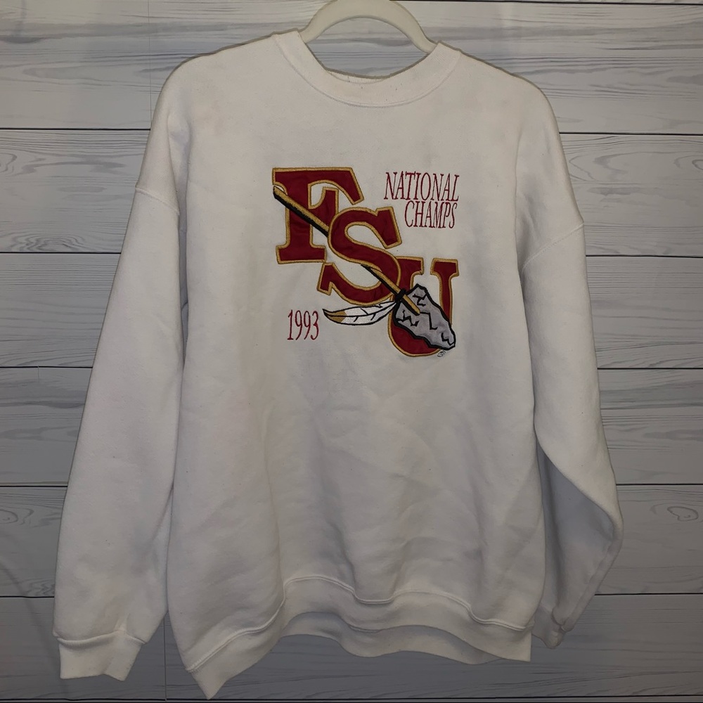 VINTAGE FSU CREW NECK - HANES